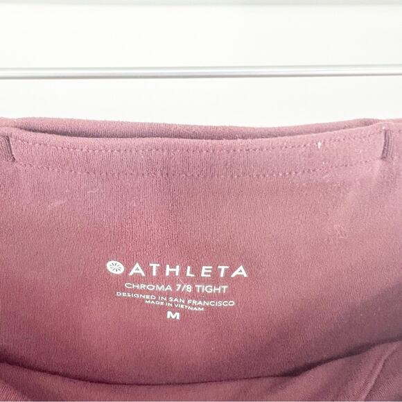 Athleta Chroma 7/8 Tight Leggings M - Picture 6 of 7